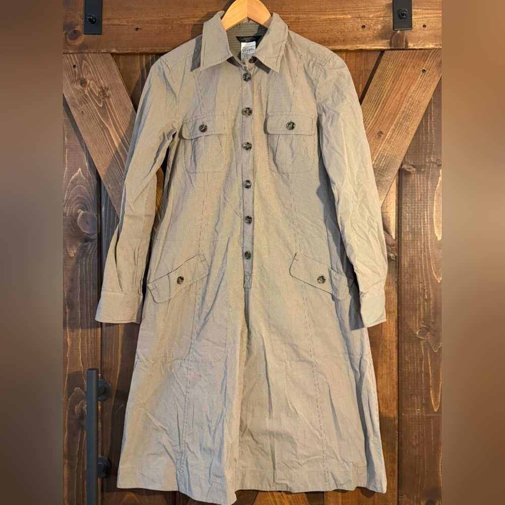 Weekend Max Mara Beige Trench Coat Dress